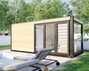 V7 6X2M CABINA SAUNA CONTENEDOR