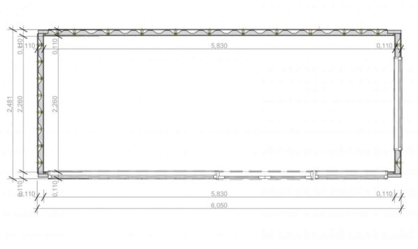 Casa contenedor V5 6x2m - Imagen 6