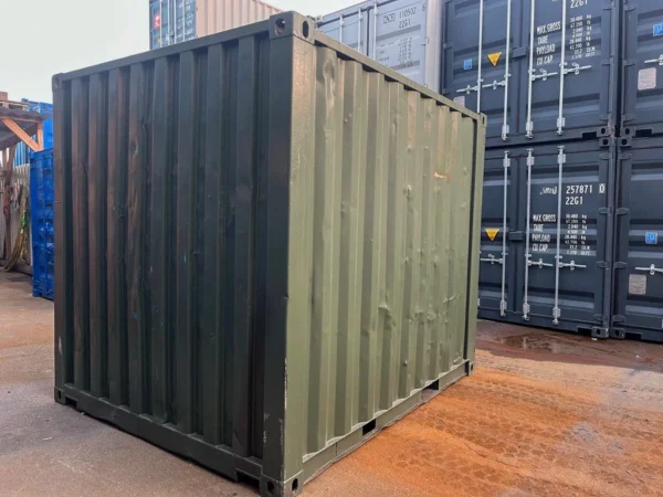 Contenedor de envío usado de 3 m, HZKU 395 127-7 - Imagen 2