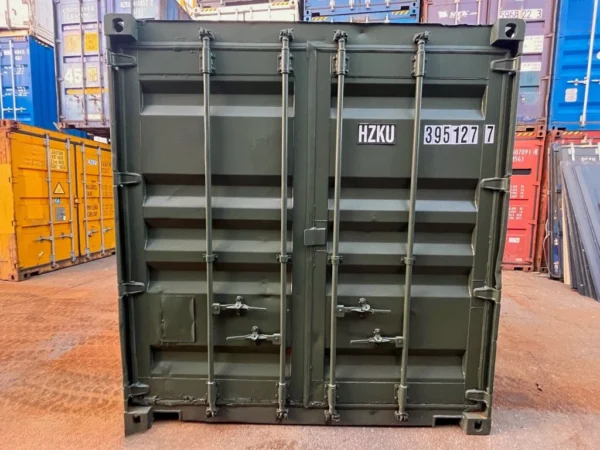 Contenedor de envío usado de 3 m, HZKU 395 127-7 - Imagen 3