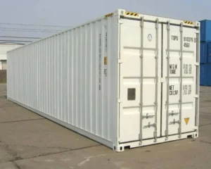 CONTENEDOR MARÍTIMO BLANCO DE 40 PIES - NUEVO