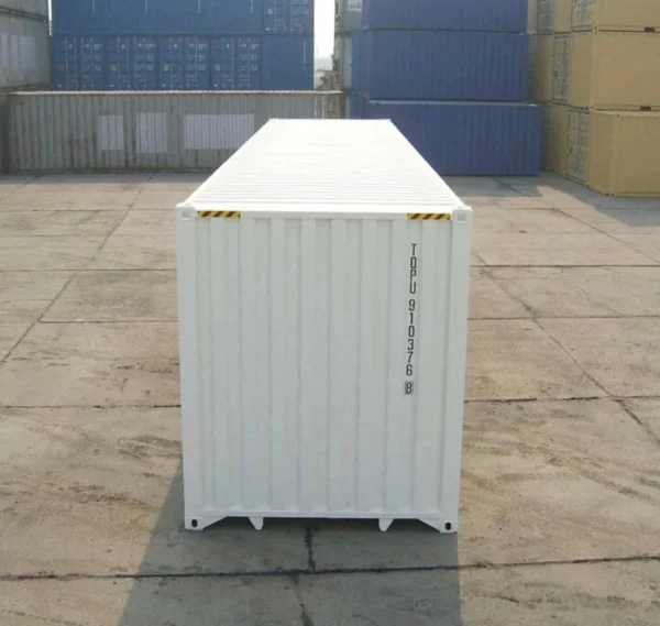 CONTENEDOR MARÍTIMO BLANCO DE 40 PIES - NUEVO - Imagen 2