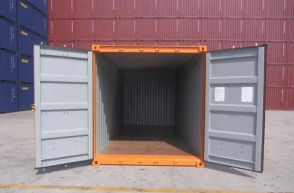 CONTENEDOR MARITIMO DE 20 PIES NARANJA - NUEVO - Imagen 4