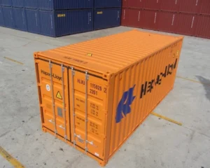 CONTENEDOR MARITIMO DE 20 PIES NARANJA - NUEVO